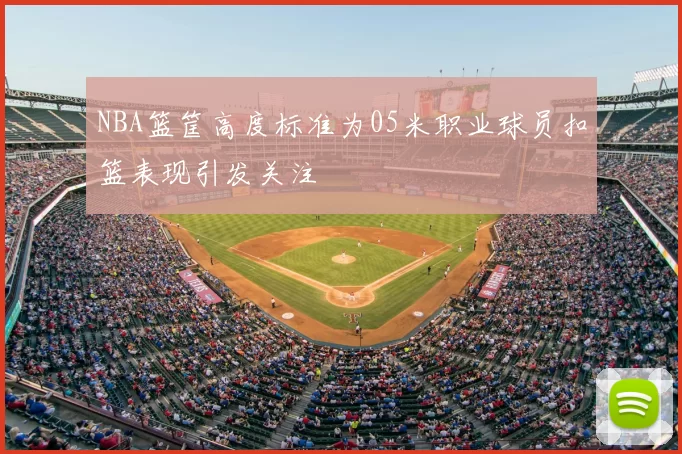 NBA篮筐高度标准为05米职业球员扣篮表现引发关注