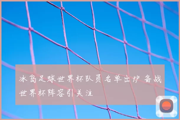 冰岛足球世界杯队员名单出炉 备战世界杯阵容引关注