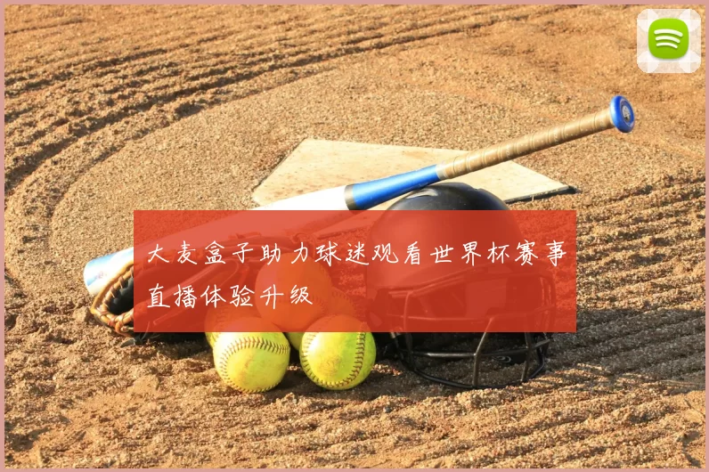 大麦盒子助力球迷观看世界杯赛事直播体验升级