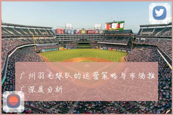 广州羽毛球队的运营策略与市场推广深度分析