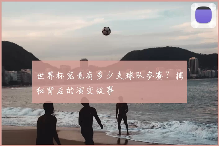 世界杯究竟有多少支球队参赛？揭秘背后的演变故事