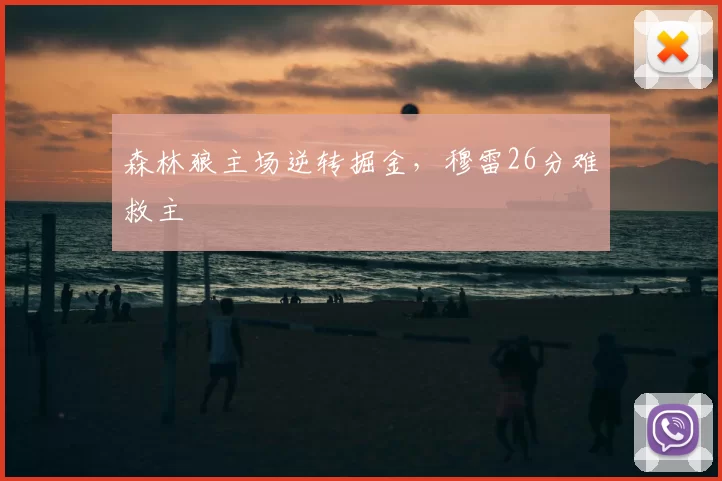 森林狼主场逆转掘金，穆雷26分难救主