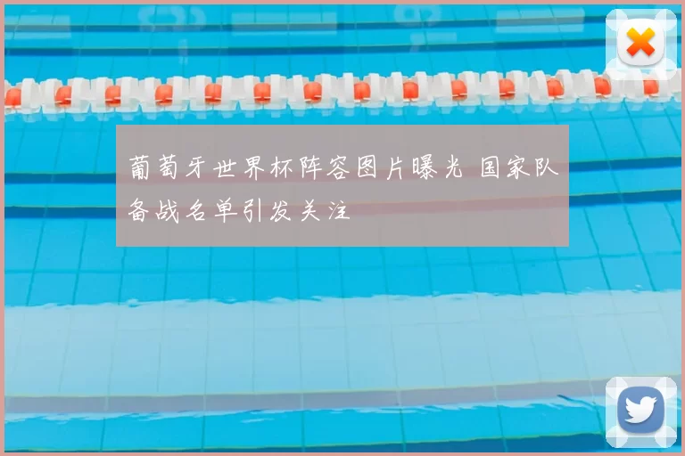 葡萄牙世界杯阵容图片曝光 国家队备战名单引发关注