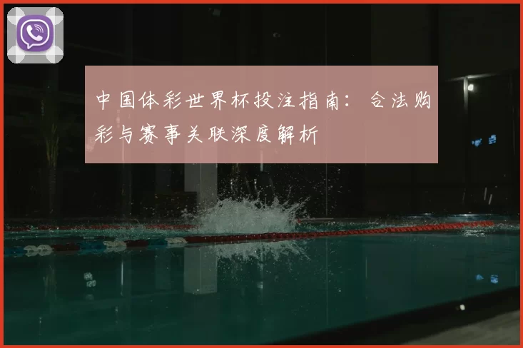 中国体彩世界杯投注指南:合法购彩与赛事关联深度解析